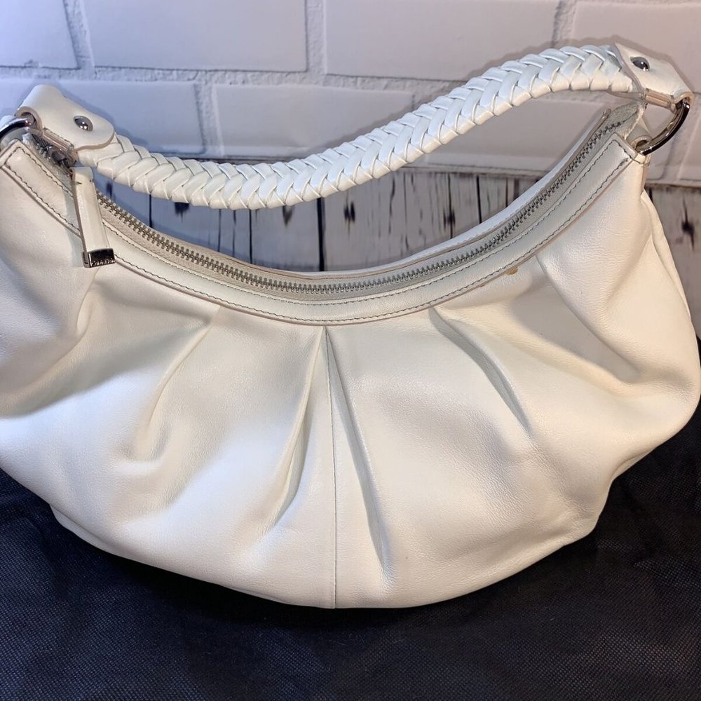 Calvin Klein Creamy White Small Hobo Bag